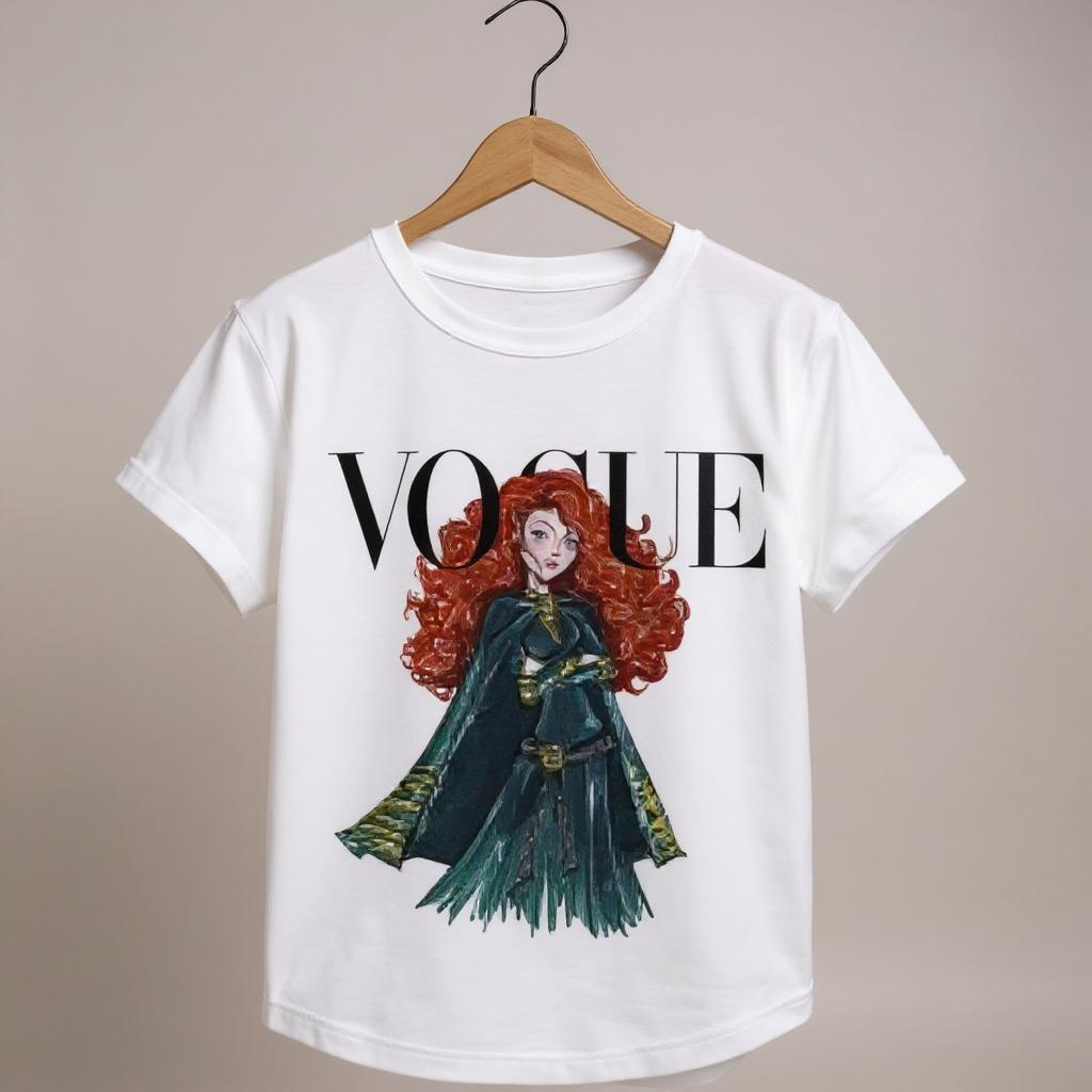Vogue Princesa Merida Disney Princess Woman T-shirt