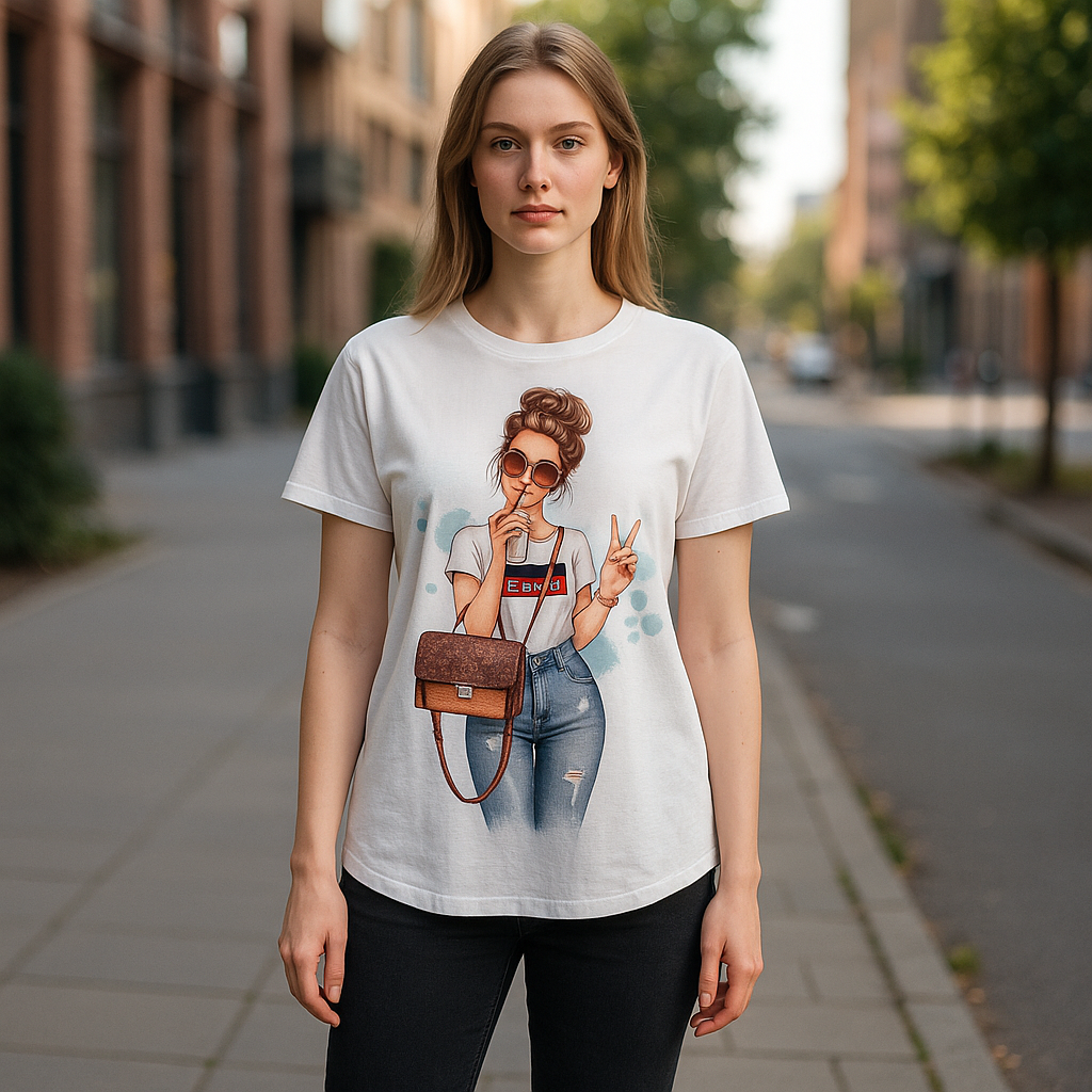 Super fashion Woman chic Tshirt