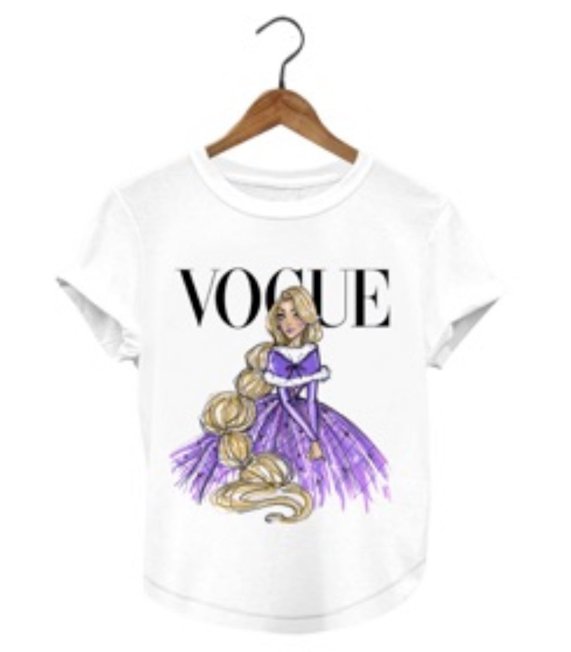 Vogue Princesa Rapunzel Disney Princess Woman T-shirt - Revolucion Boutique and More