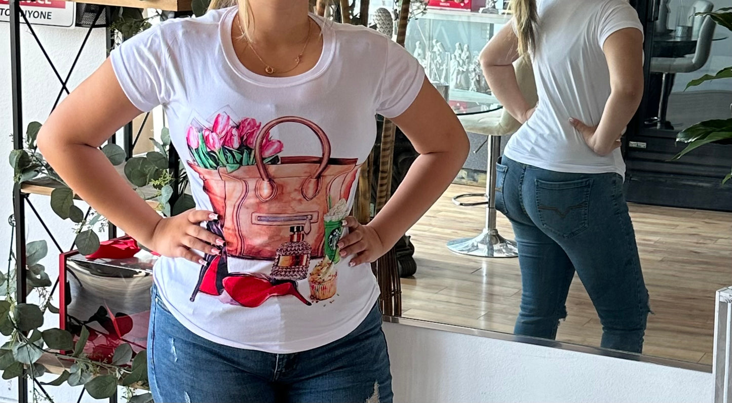Tulips Woman T-shirt - Revolucion Boutique and More