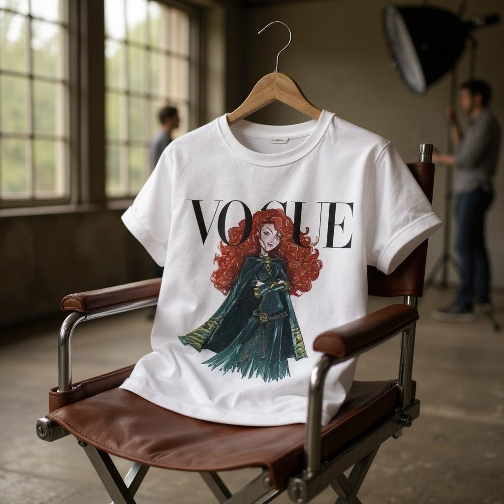 Vogue Princesa Merida Disney Princess Woman T-shirt
