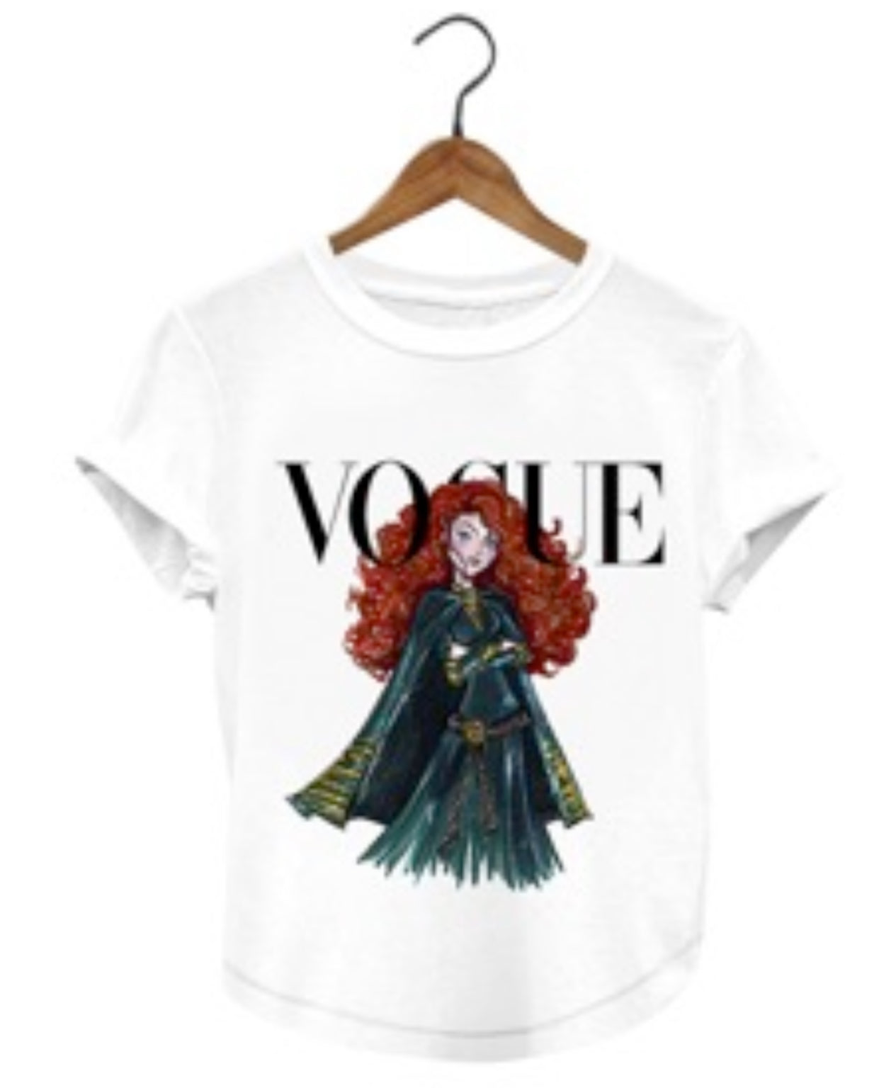Vogue Princesa Merida Disney Princess Woman T-shirt - Revolucion Boutique and More