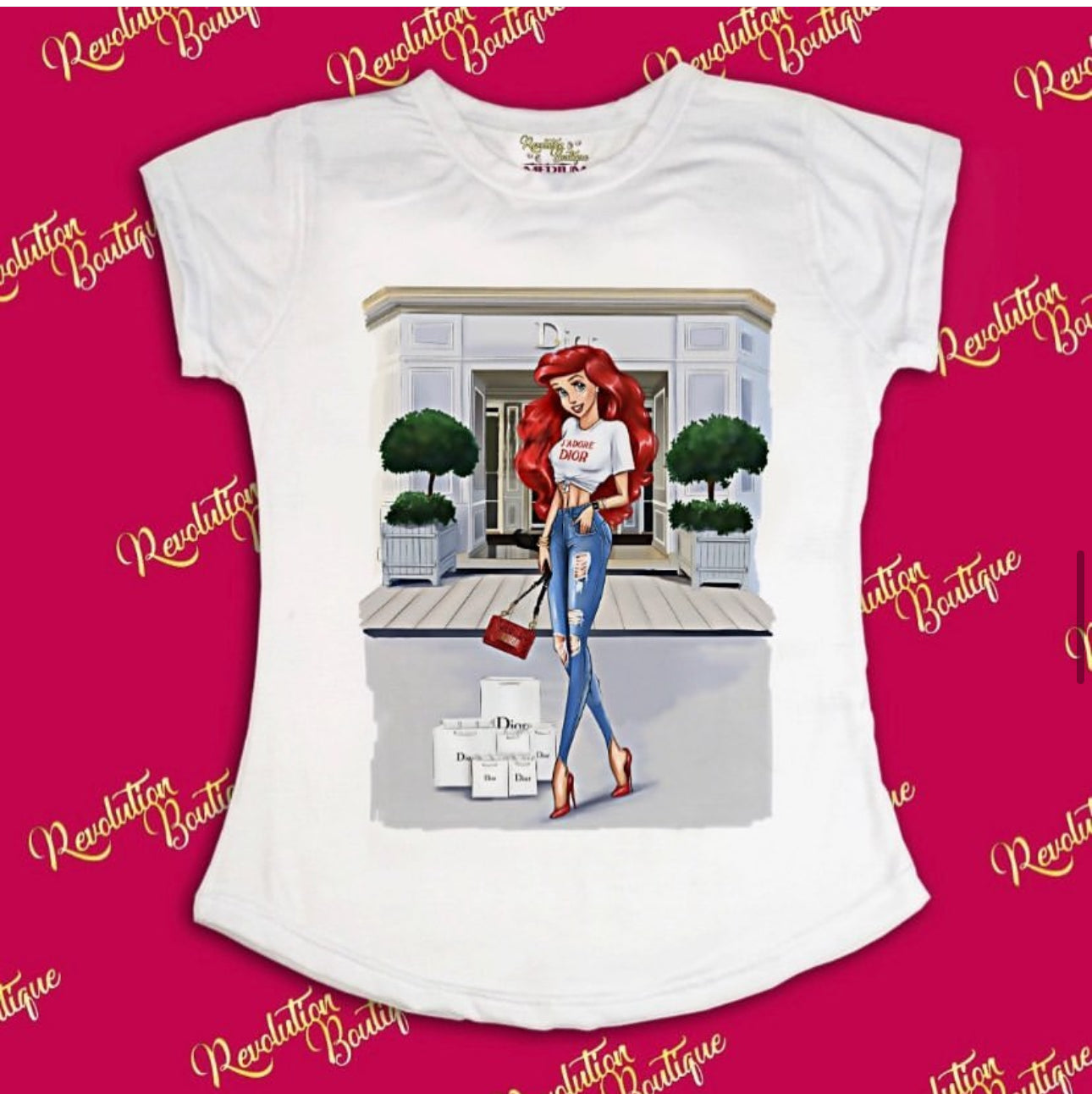 Ariel Fashion Woman T-shirt - Revolucion Boutique and More
