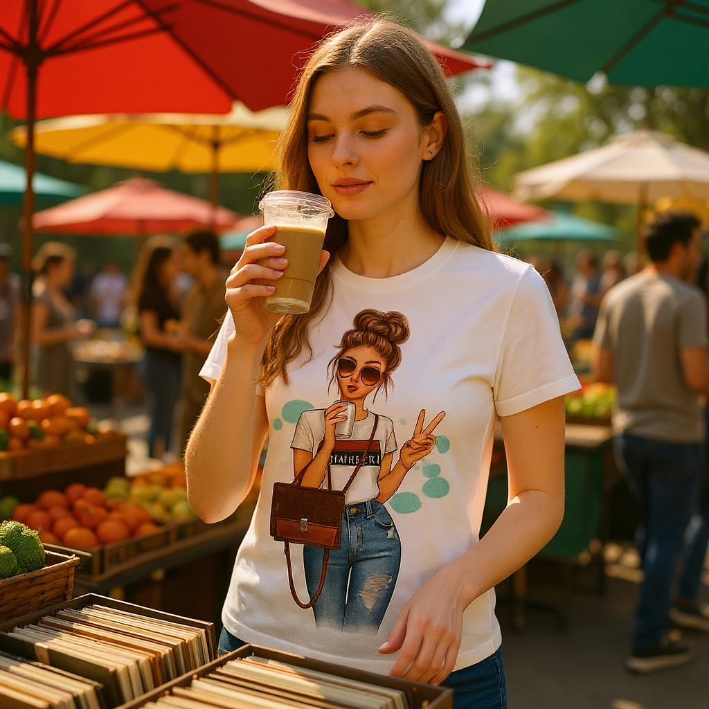 Super fashion Woman chic Tshirt