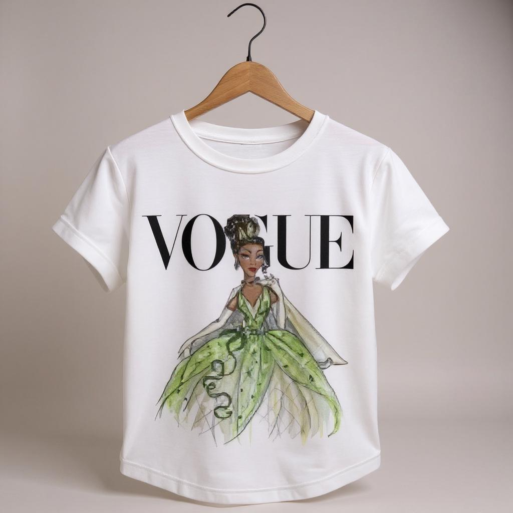 Vogue Princesa Tiana Disney Princess Woman T-shirt