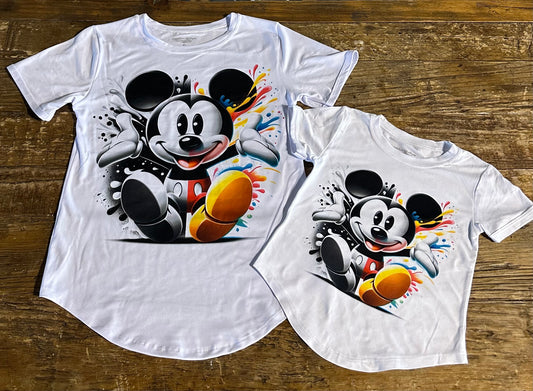Micky mouse magic cartoon character Fashion Woman T-shirt - Revolucion Boutique and More