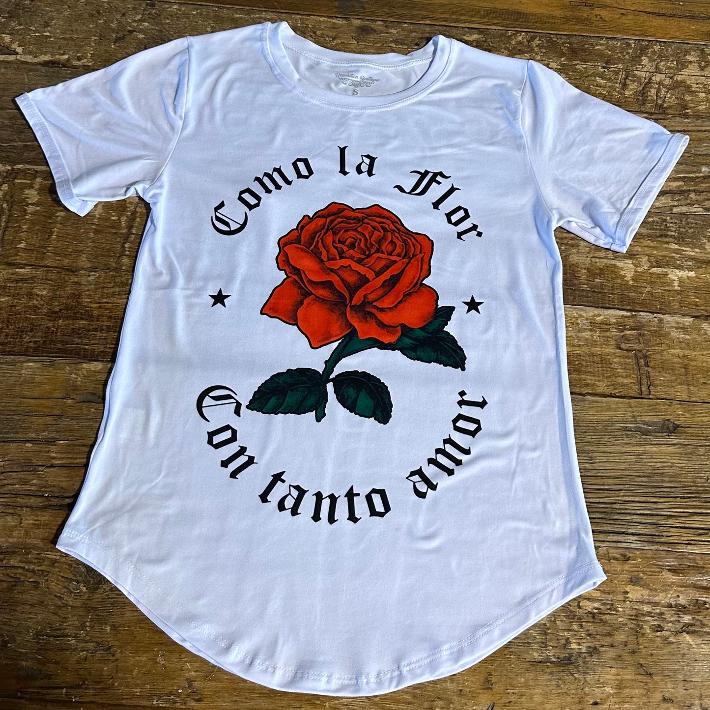 Como la Flor Chic Trendy Tee Woman