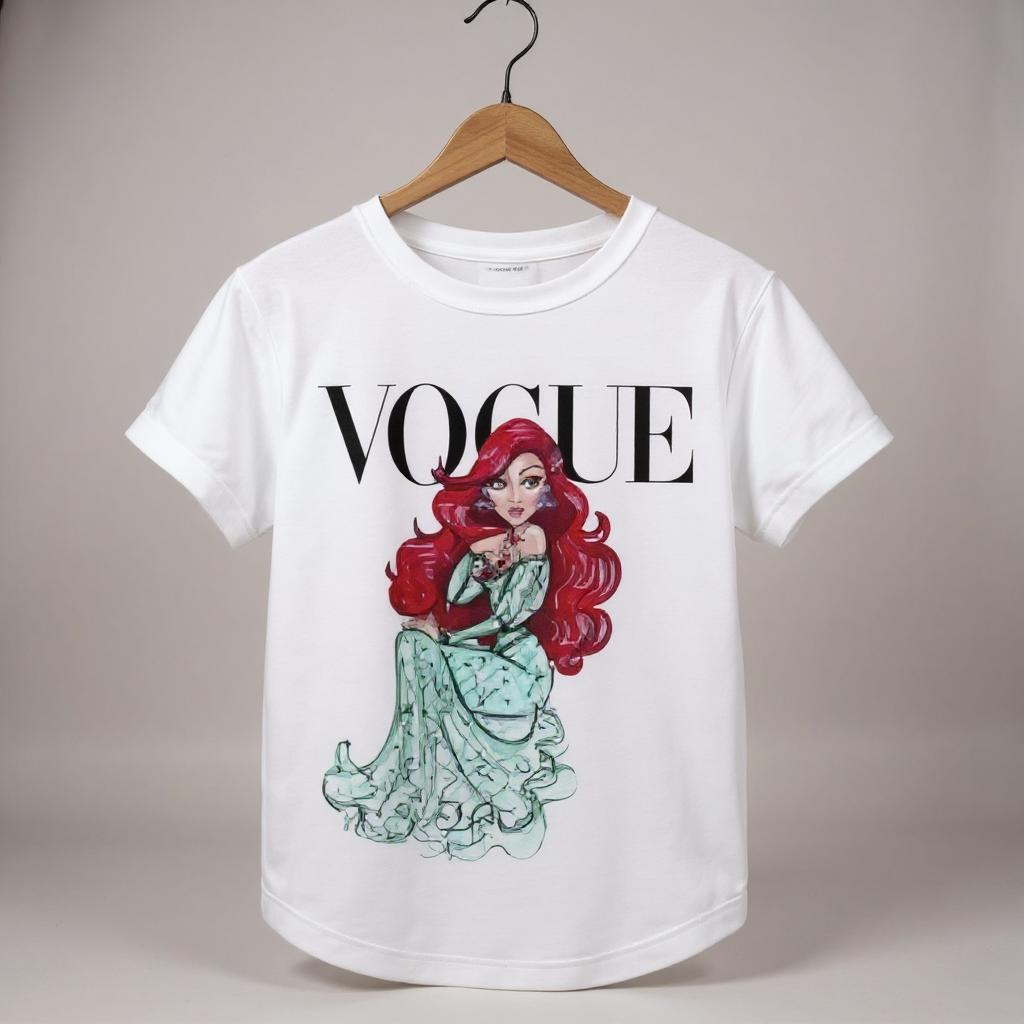 Vogue Princesa Ariel Disney Princess Woman T-shirt