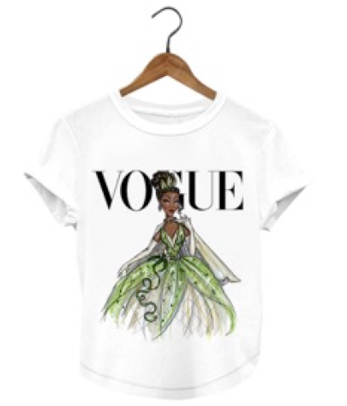 Vogue Princesa Tiana Disney Princess Woman T-shirt - Revolucion Boutique and More