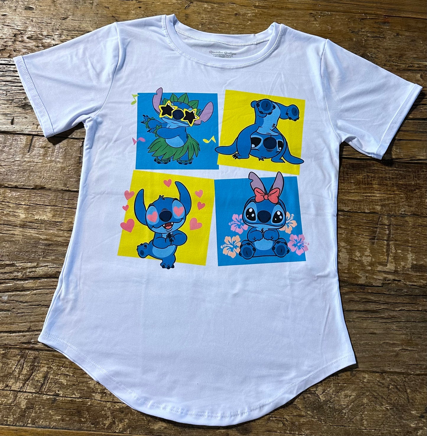 Lilo Stitch cartoon character Fashion Woman T-shirt