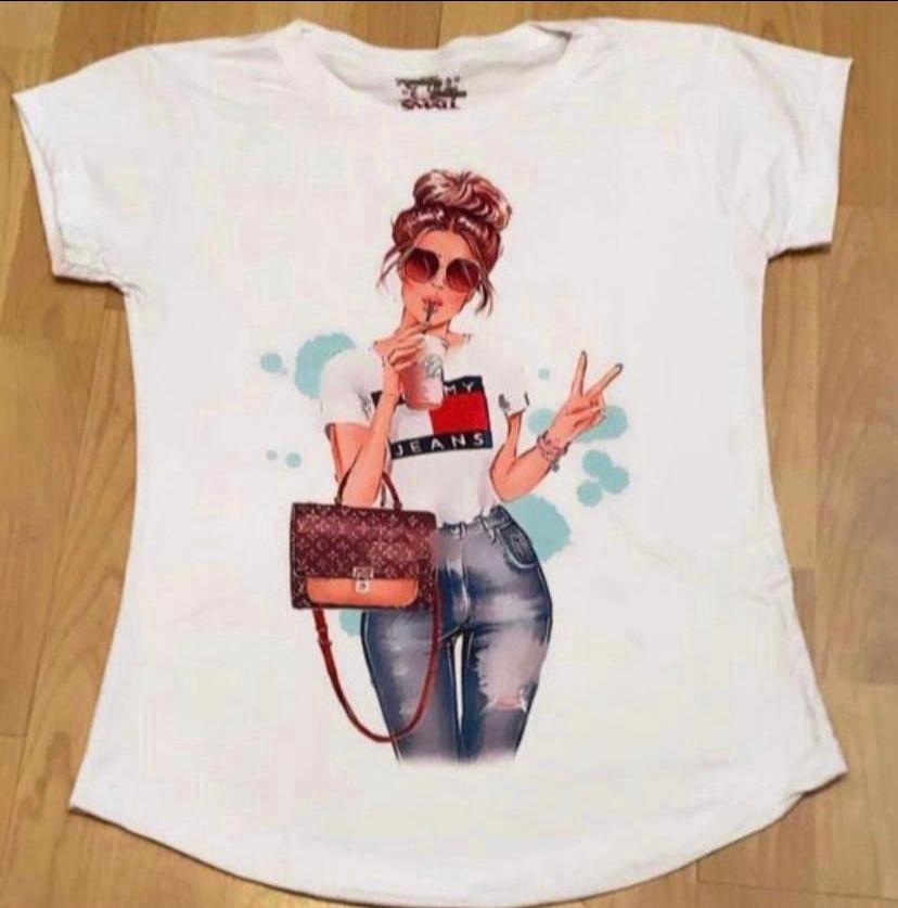 Super fashion Woman chic Tshirt