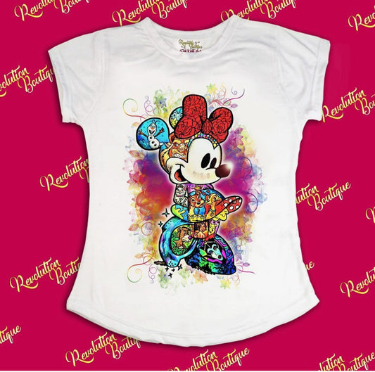 Mimi mouse  Fashion Woman T-shirt