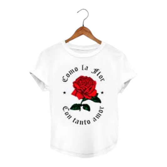 Como la Flor Chic Trendy Tee Woman