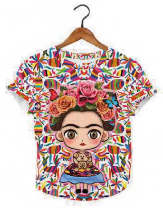 Frida Kahlo Fashion mexicana Tee Woman