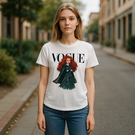 Vogue Princesa Merida Disney Princess Woman T-shirt