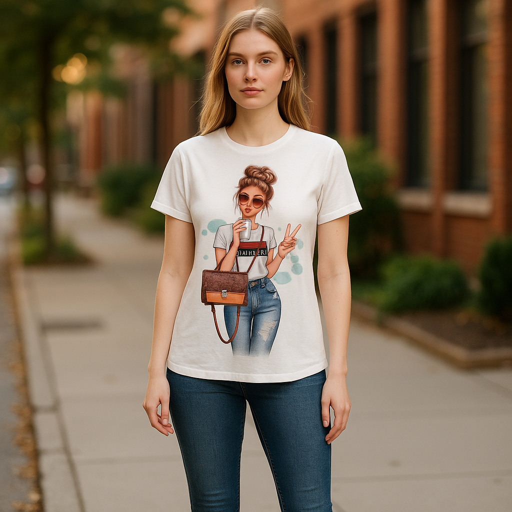 Super fashion Woman chic Tshirt