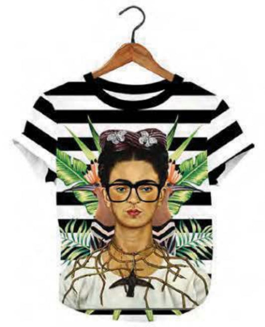 Frida Kahlo Fashion tropical Tee Woman