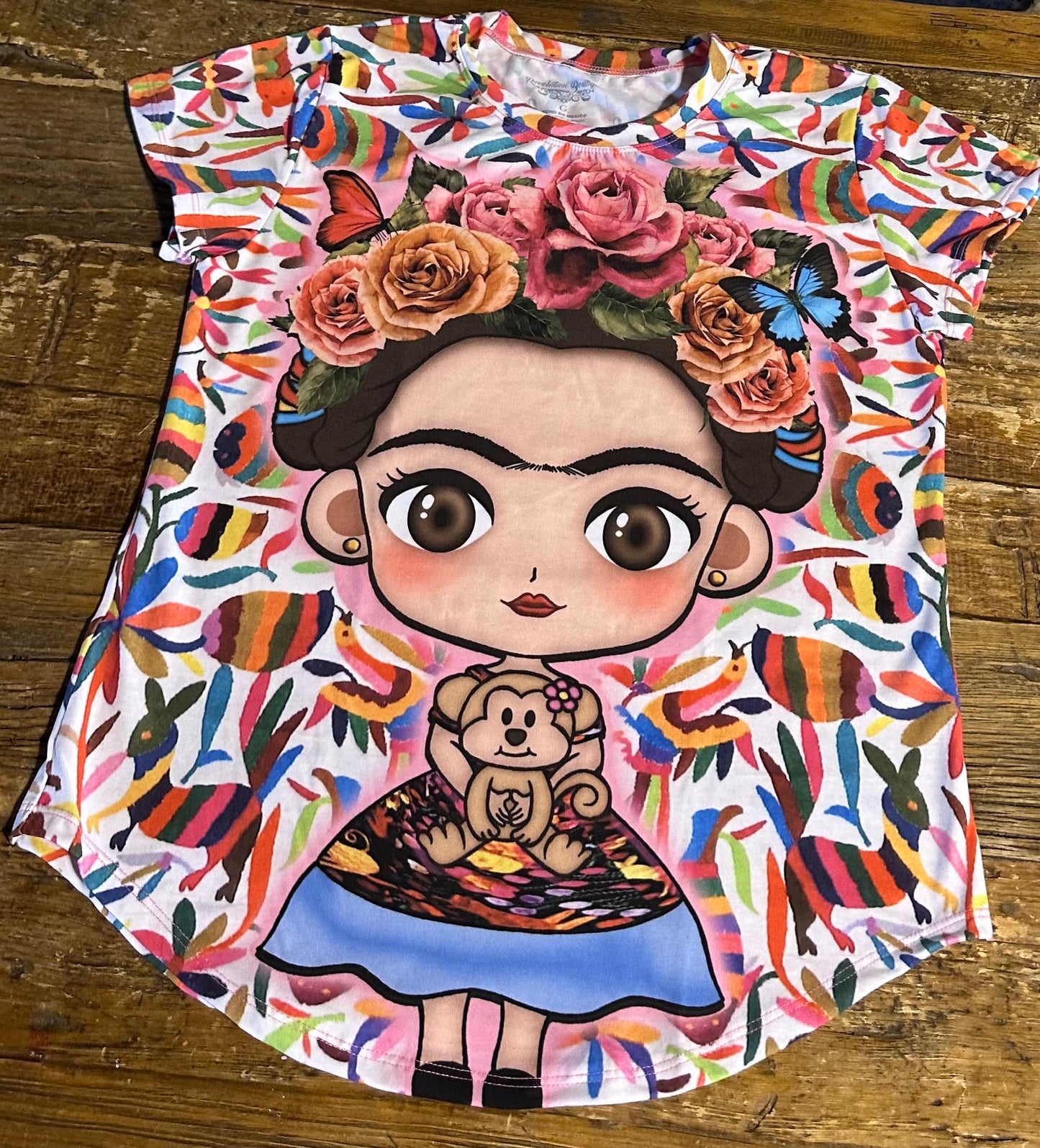 Frida Kahlo Fashion mexicana Tee Woman