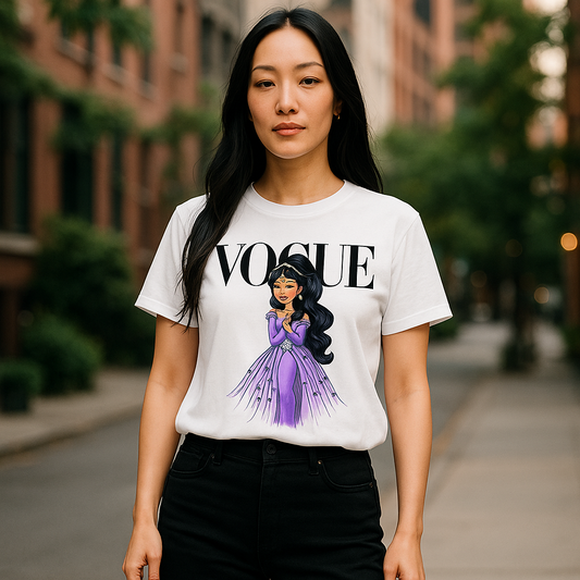 Vogue Princesa Jasmine Disney Princess Woman T-shirt