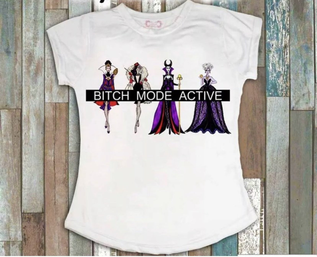 Disney Villains Fashion Woman T-shirt