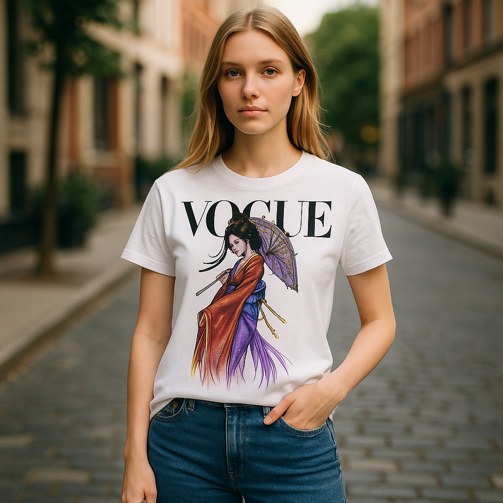 Vogue Princesa Mulan Disney Princess Woman T-shirt