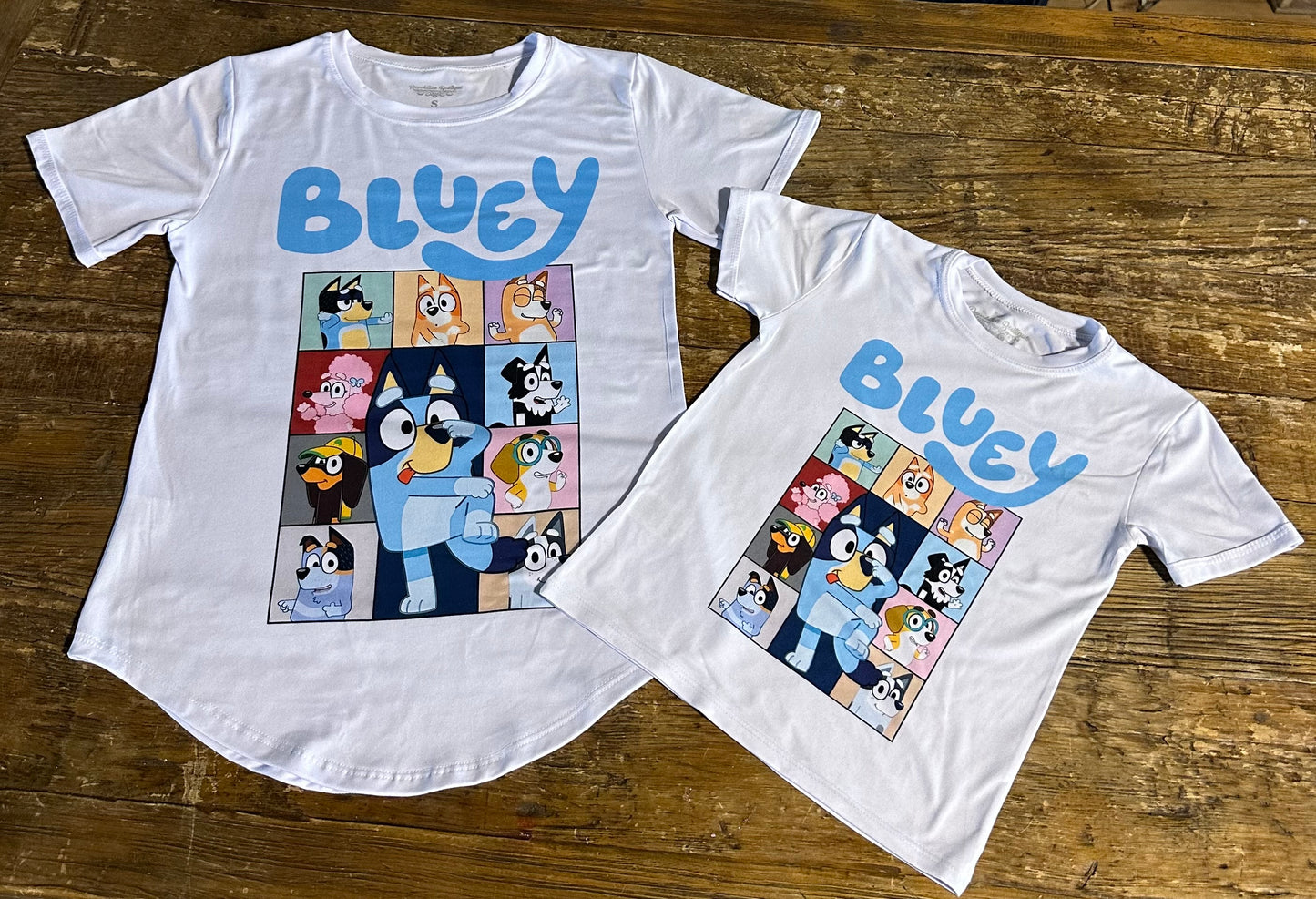 Bluey dog cartoon character Fashion Woman T-shirt