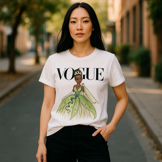 Vogue Princesa Tiana Disney Princess Woman T-shirt