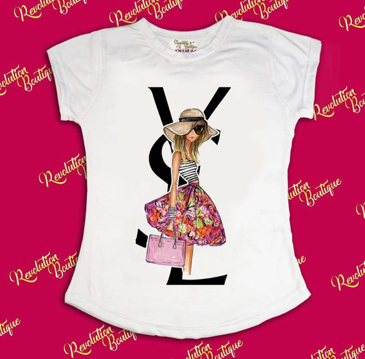 Doll trendy Fashion Tshirt Woman