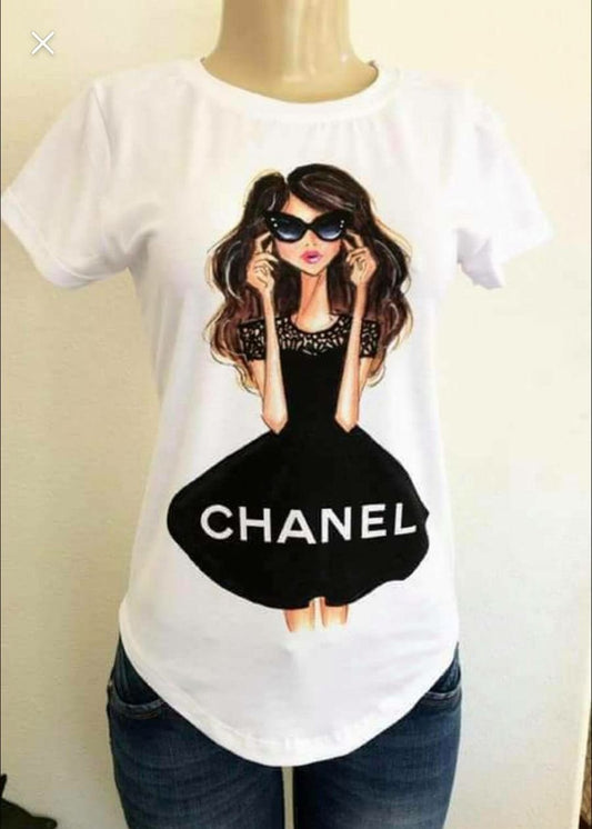 Fashion chic trendy doll  Tee Woman