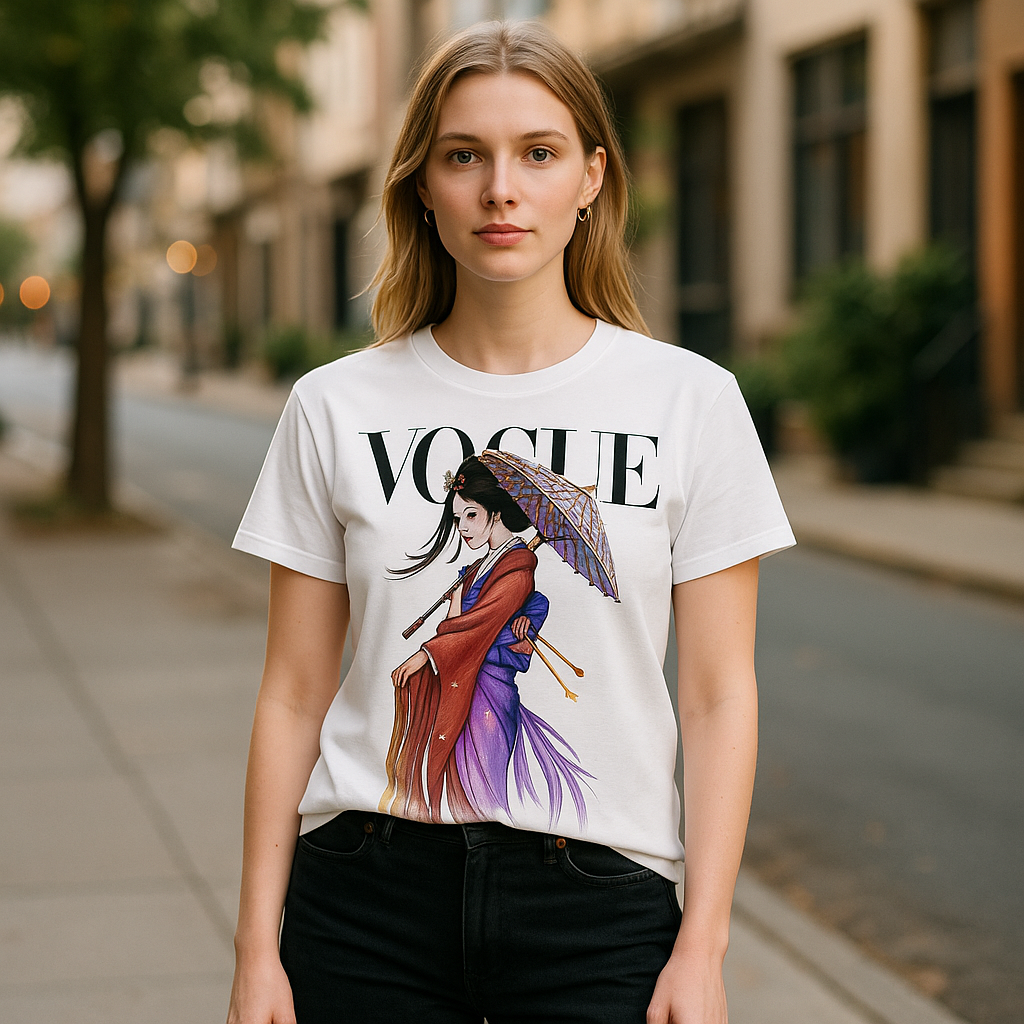 Vogue Princesa Mulan Disney Princess Woman T-shirt